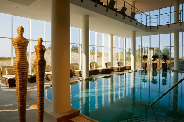 Professionelle Massage in einem Wellness-Resort